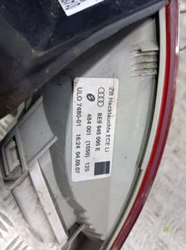 AUDI A4 B7 KOMBI SVĚTLO ZADNÍ LEVÝ VNĚJŠÍ 8E9945095E