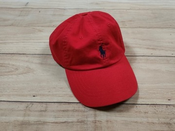 POLO RALPH LAUREN Czapka z Daszkiem Czerwona r. One