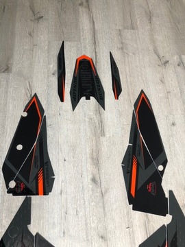 KTM EXC 08-11 okleina BLACK GRAY z ITALII CUBAMOTO