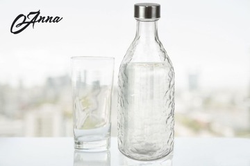 СТЕКЛЯННАЯ бутылка для ВОДЫ, СОКА 1Л