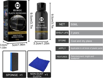 OUHOE Dressing Plastics - ЖИДКОЕ ПОКРЫТИЕ ДЛЯ ПЛАСТМАСС 50мл