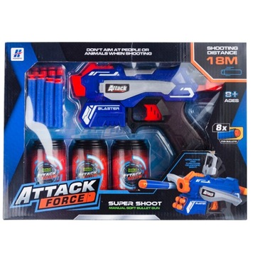 NERF ELITE N-STRIKE DARGE ПИСТОЛЕТ С КАРТРИДЖАМИ ПУЛЬТ ДЛЯ СТРЕЛ