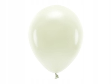 Balony pastelowe KREMOWE Biodegradowalne Mocne Duże 10szt 30cm