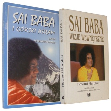 2 x Sai Baba GÓRSKI AŚRAM + WIZJE WEWNĘTRZNE __BDB