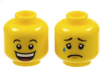 LEGO Główka głowa alternatywna twarz City IDEAS