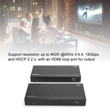 18g 150m hdmi extender transmitter receiver with bidirectional ir (100240v)