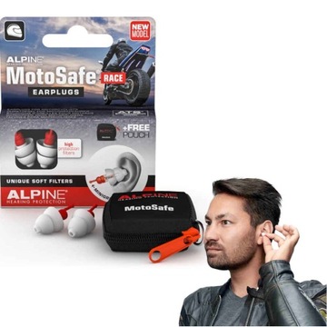ALPINE zatyczki/stopery do uszu MotoSafe Race