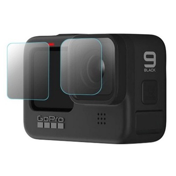 Объектив ЖК-дисплея из закаленного стекла для GoPro Hero 12/11/10/9, черный