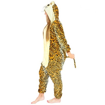 PLUSZ GEPARD CIEPŁA PIŻAMA KIGURUMI ONESIE STRÓJ KOMBINEZON PREZENT DRES S