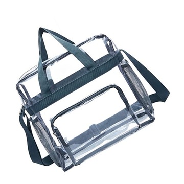 Прозрачная дорожная сумка из трех предметов.