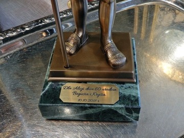 Рыцарь с алебардой из мрамора, гравер Никколо Сильва v