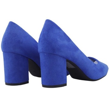 ЖЕНСКИЕ ТУФЛИ НА ВЫСОКОМ КАБЛУКЕ CORNBROWN, ЭЛЕГАНТНЫЕ ЗАМШЕВЫЕ ТУФЛИ С ВНУТРИ. ЭКО-КОЖА