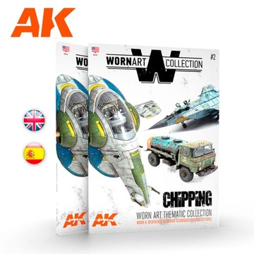 AK INTERACTIVE - AK4903 КОЛЛЕКЦИЯ ИЗНОШЕННОГО ИСКУССТВА #02 ЧИППИРОВАНИЕ АНГЛИЙСКОГО ЯЗЫКА