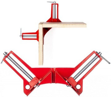 ŚCISK KĄTOWY STOLARSKI IMADŁO NAROŻNE UCHWYT METAL