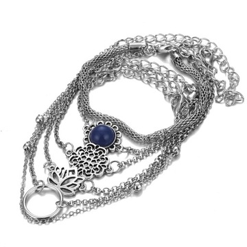 IPARAM Женский винтажный набор многослойных браслетов Art