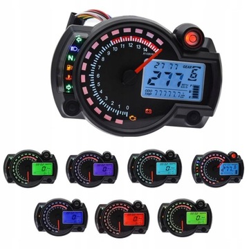 УНИВЕРСАЛЬНЫЙ ЦИФРОВОЙ СЧЕТЧИК ДЛЯ МОТОЦИКЛА, ЧЕТЫРЕХЖКД, СВЕТОДИОДНЫЙ СПИДОМЕТР, СКУТЕР