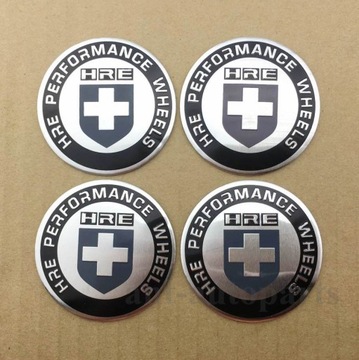 НАКЛЕЙКИ ЭМБЛЕМЫ HRE 65 ММ ДЛЯ КЕПОК ГУБ