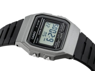 ZEGAREK CASIO MĘSKI RETRO LED ALARM STOPER BUDZIK DATA ORGYINALNY GWARANCJA