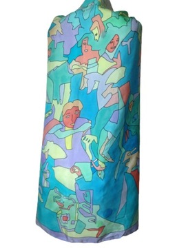 ARTY'S - jedwabna -100% JEDWAB- piękna -HANDMADE-