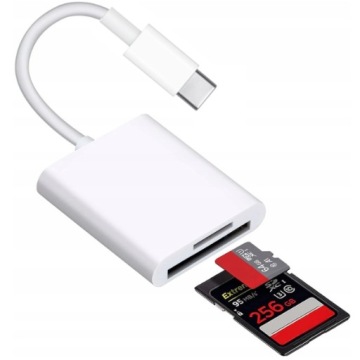 КАРТРИДЕР CO2 АДАПТЕР USB-C АДАПТЕР USB TYPE C MICRO SD/TF ДО 256 ГБ