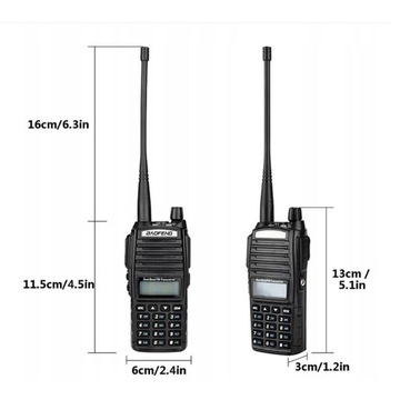 Рация BAOFENG UV-82 5 Вт PTT-2 PMR Radio