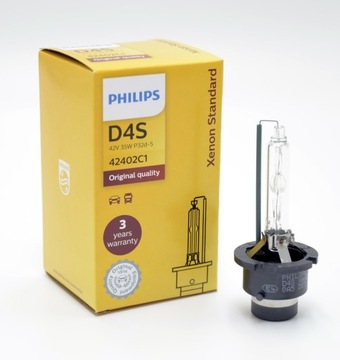 Лампа накаливания Ксеноновая лампа Philips D4S 35 Вт 42 В ОРИГИНАЛЬНАЯ НОВАЯ 1 шт.