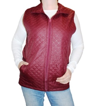 ЖИЛЕТ ЖЕНСКИЙ ТОНКИЙ, СТЕГАНЫЙ, СМЕШАННЫЕ ЦВЕТА, 5XL