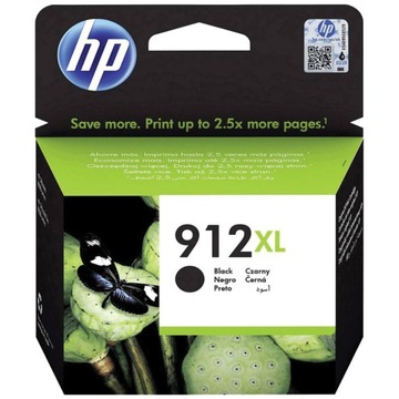 Oryginalny Tusz 912XL BK HP OfficeJet Pro 8022e