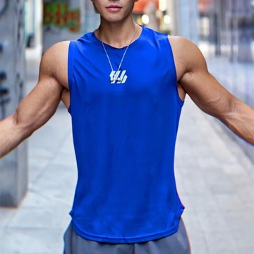 2023 newest Summer Gym Vest High Quality mesh Shir