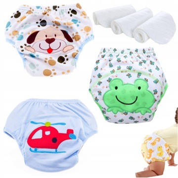 3 X MAJTKI PIELUCHY TRENINGOWE + 3 X WKŁADY DO PIELUCH TRENINGOWYCH PIAMBO