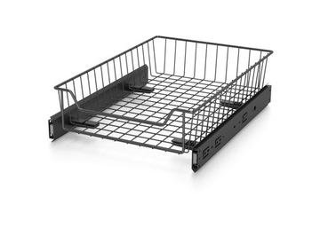 Szuflada półka kuchenna wysuwana CARGO kosz 40 cm antracyt
