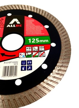 ДИСК АЛМАЗНЫЙ ПО ЖЕЛЕЗОБЕТОНУ 125Х10Х22,2