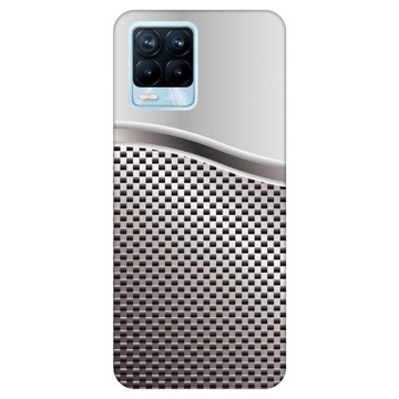 Etui do Realme 8 / 8 Pro Stalowy wzory