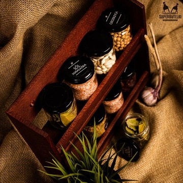 24 БАНКИ 130 мл 75 ЭТИКЕТОК для СПЕЦИЙ