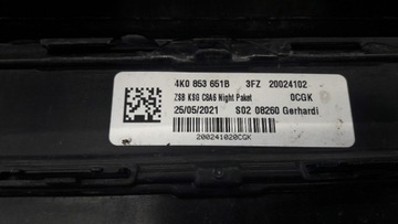 4K0853651B MASKA MŘÍŽKA AUDI A6 C8