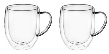 SZKLANKA kubek DUO z podwójną ścianką 2 x 340 ml