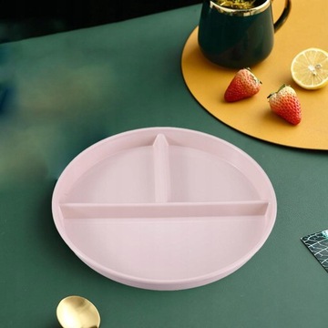 Разделенные тарелки, 3 многоразовых отделения.