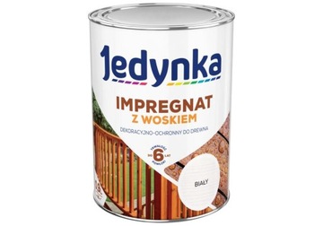 D JEDYNKA IMPREGNAT DO DREWNA Z WOSKIEM 0.9L BIAŁY