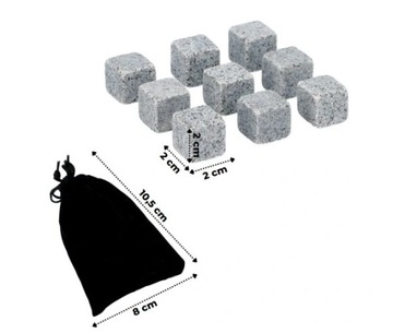 КУБИК ЛЬДА ДЛЯ ВИСКИ НАПИТКОВ 12 ШТ. ICE STONES STONES HQ