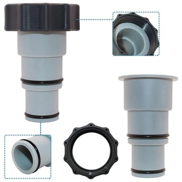 Portable Pool Hose Adapter Parts Threaded
