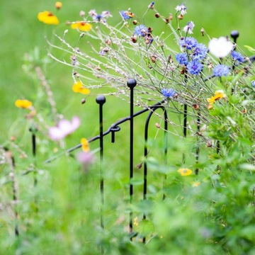 САДОВЫЙ МЕТАЛЛИЧЕСКИЙ ЗАБОР ПОДДЕРЖКА ДЛЯ РАСТЕНИЙ ПОДДЕРЖКИ ДЛЯ ЦВЕТОВ ЧЕРНЫЕ