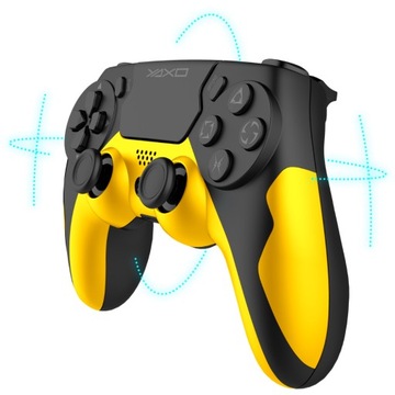 БЕСПРОВОДНОЙ ПАНЕЛЬ ДЛЯ SONY PS4 PS3 PC ANDROID YAXO Hornet Fury желтый