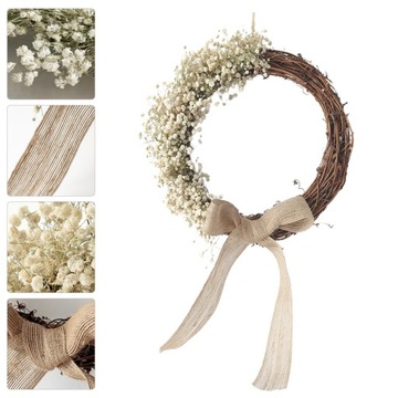 HOME DECOR Wianek z suszonych kwiatów Wianek na przód