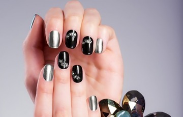 НАБОР ПОЛИРОВ СЕРЕБРЯНЫЙ ЗОЛОТОЙ ПЛАСТИНЫ ДЛЯ УКРАШЕНИЯ ШТАМПОВ