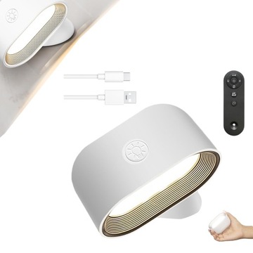 2W1 MAGNETYCZNA LAMPKA BIURKOWA ŚCIENNA LATARKA BEZPRZEWODOWY
