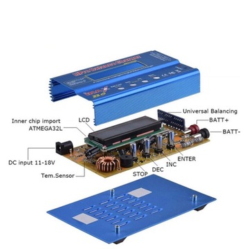 ПРОФЕССИОНАЛЬНЫЙ ЦИФРОВОЙ ЖК-дисплей IMAX B6 80 Вт ДЛЯ ЗАРЯДНОГО УСТРОЙСТВА БАЛАНСНОГО РАЗРЯДА