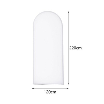 Чехлы для подставок для свадебной арки Элегантный чехол для фона в форме арки 7,2 фута белого цвета