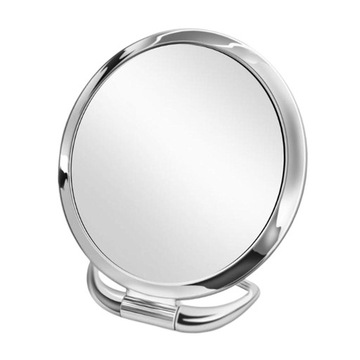 4xPor Travel напольное зеркало, круглое серебряное зеркало