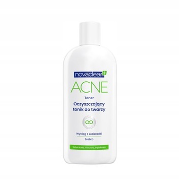 NOVACLEAR ACNE TONIK NA PRYSZCZE Z JONAMI SREBRA