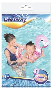 36306 Кольцо для плавания Flamingo 61 x 61 см Bestway